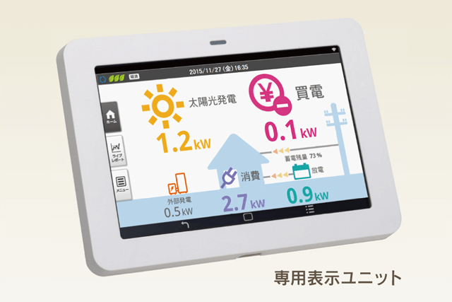 発電表示ユニットイメージ